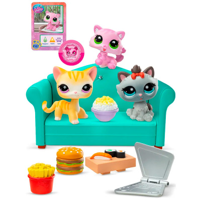 Игровой набор Littlest Pet Shop Обед с друзьями Hasbro LPS 00636 1